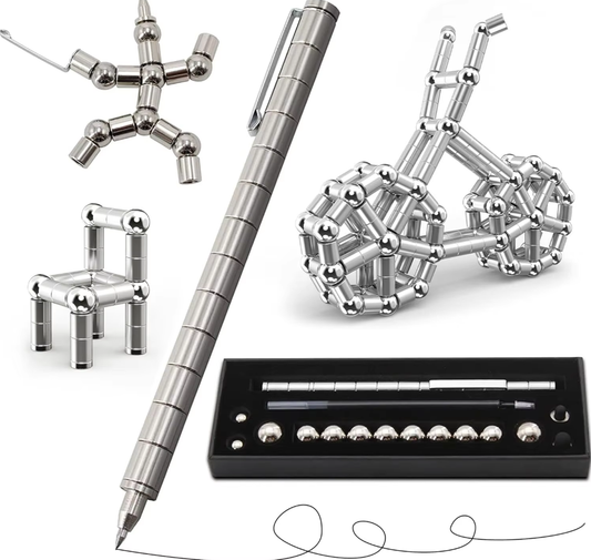 Magnetic anti-stress pen